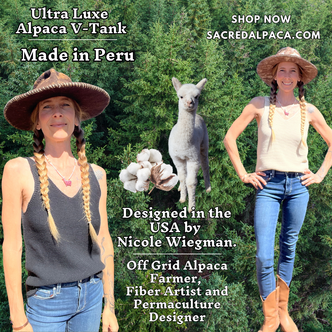 Alpaca V-Tank | Cream or Black